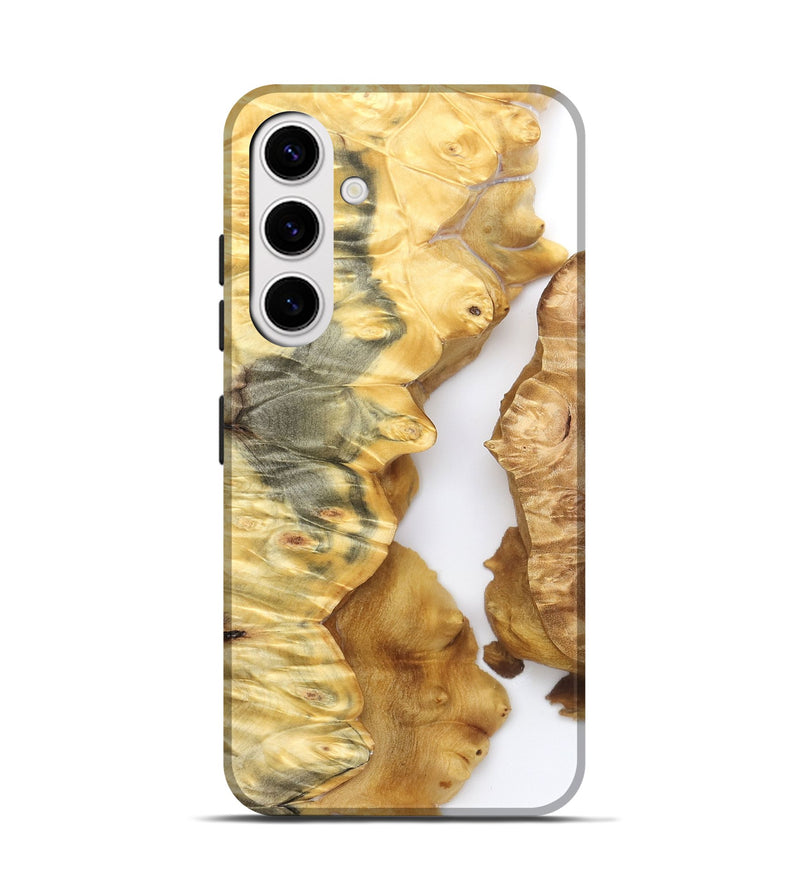 Galaxy S25 Wood Live Edge Phone Case - Zina (Clear, 825611)