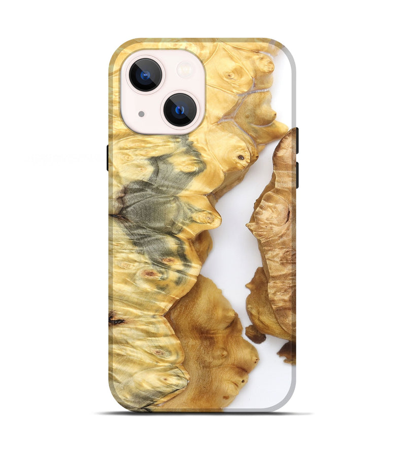 iPhone 13 Wood Live Edge Phone Case - Zina (Clear, 825611)