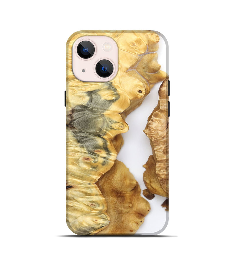 iPhone 13 mini Wood Live Edge Phone Case - Zina (Clear, 825611)