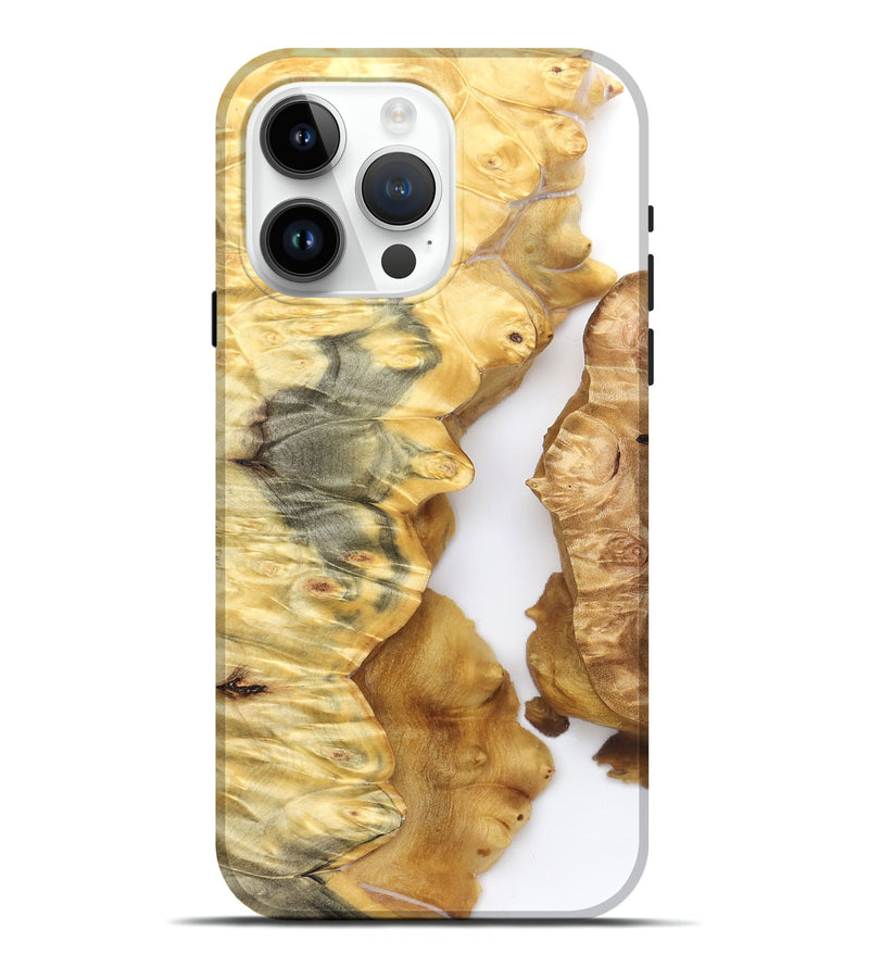 iPhone 15 Pro Max Wood Live Edge Phone Case - Zina (Clear, 825611)