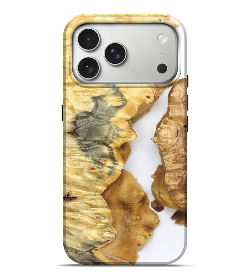 iPhone 17 Pro Max Wood Live Edge Phone Case - Zina (Clear, 825611)