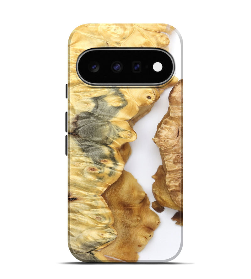Pixel 11 Pro Wood Live Edge Phone Case - Zina (Clear, 825611)