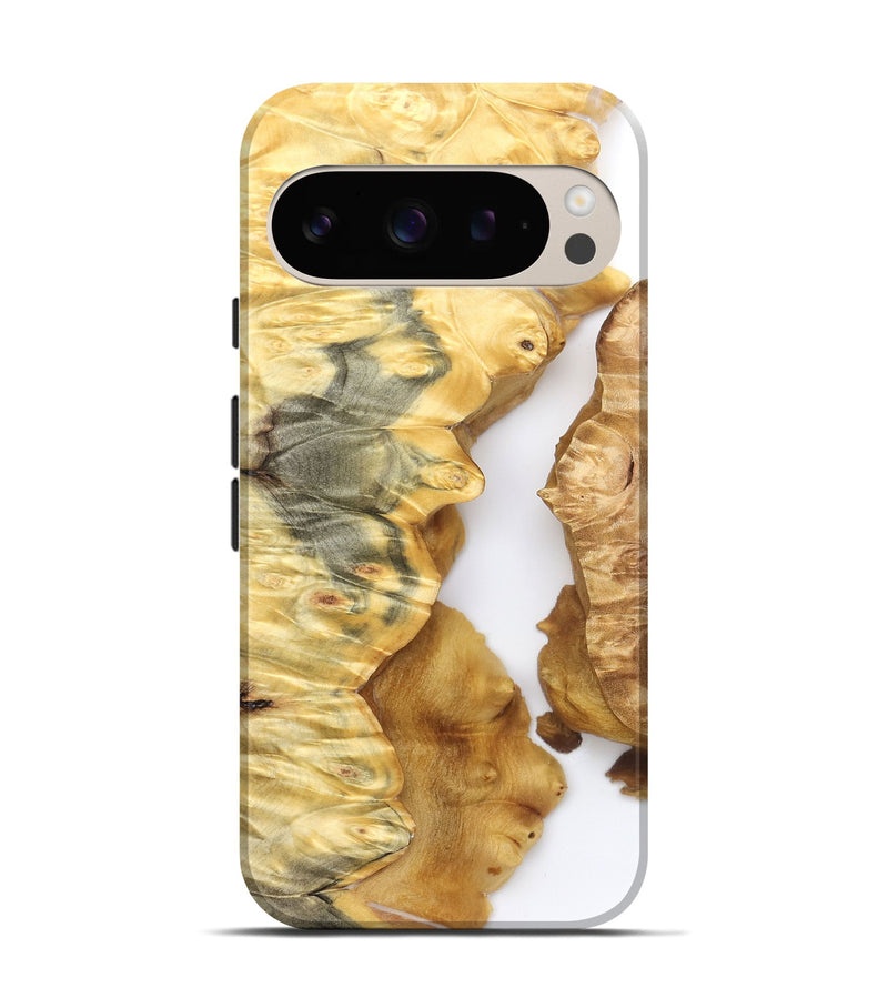 Pixel 9 Pro Wood Live Edge Phone Case - Zina (Clear, 825611)