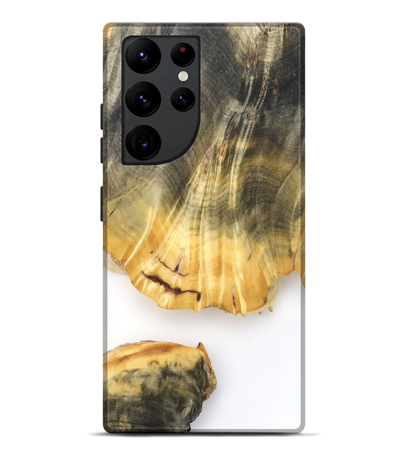 Galaxy S22 Ultra Wood Live Edge Phone Case - Shad (Clear, 825613)