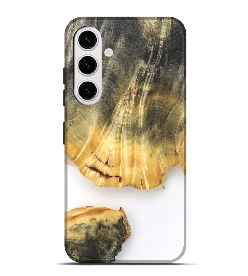 Galaxy S25 Plus Wood Live Edge Phone Case - Shad (Clear, 825613)