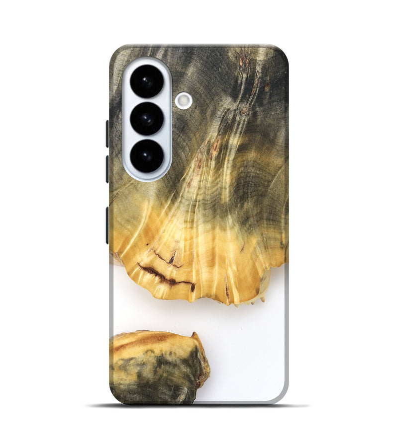 Galaxy S26 Wood Live Edge Phone Case - Shad (Clear, 825613)