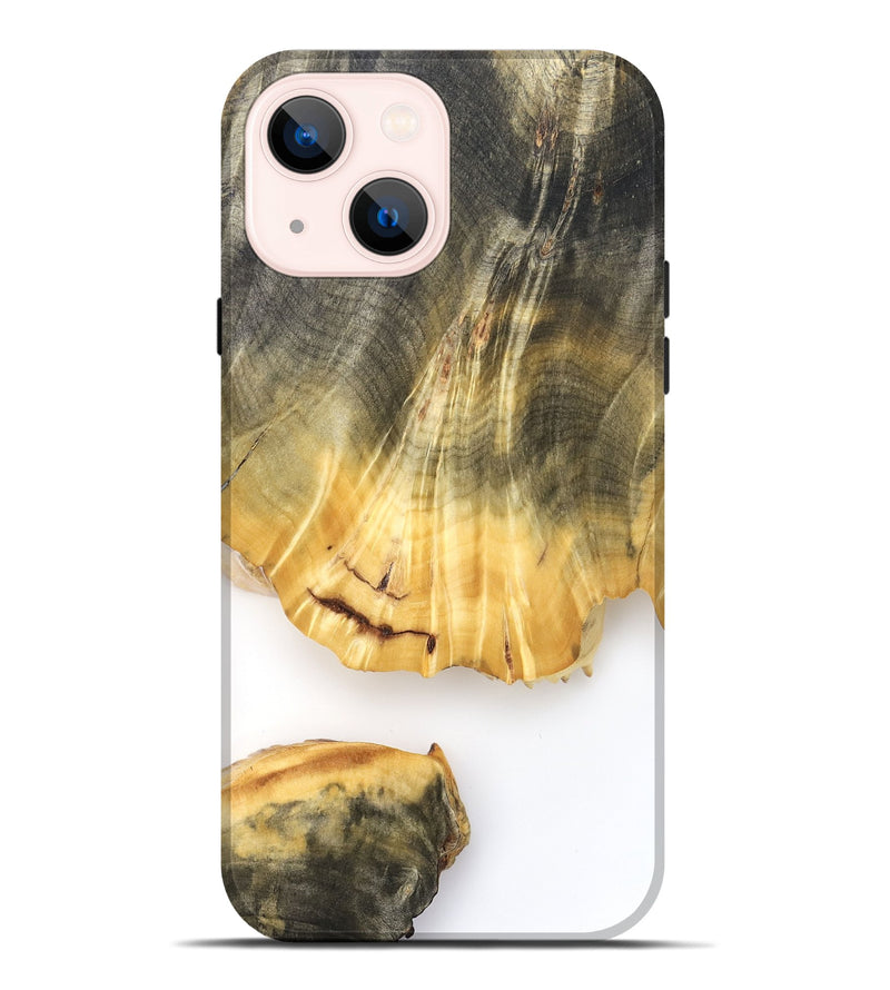 iPhone 14 Plus Wood Live Edge Phone Case - Shad (Clear, 825613)