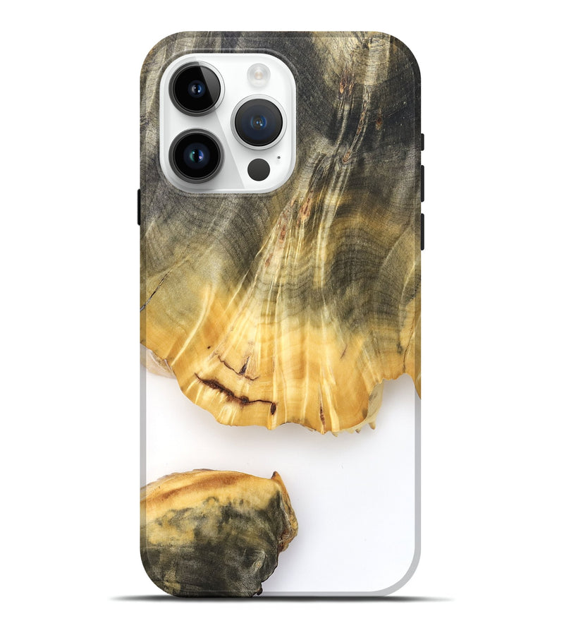 iPhone 15 Pro Max Wood Live Edge Phone Case - Shad (Clear, 825613)