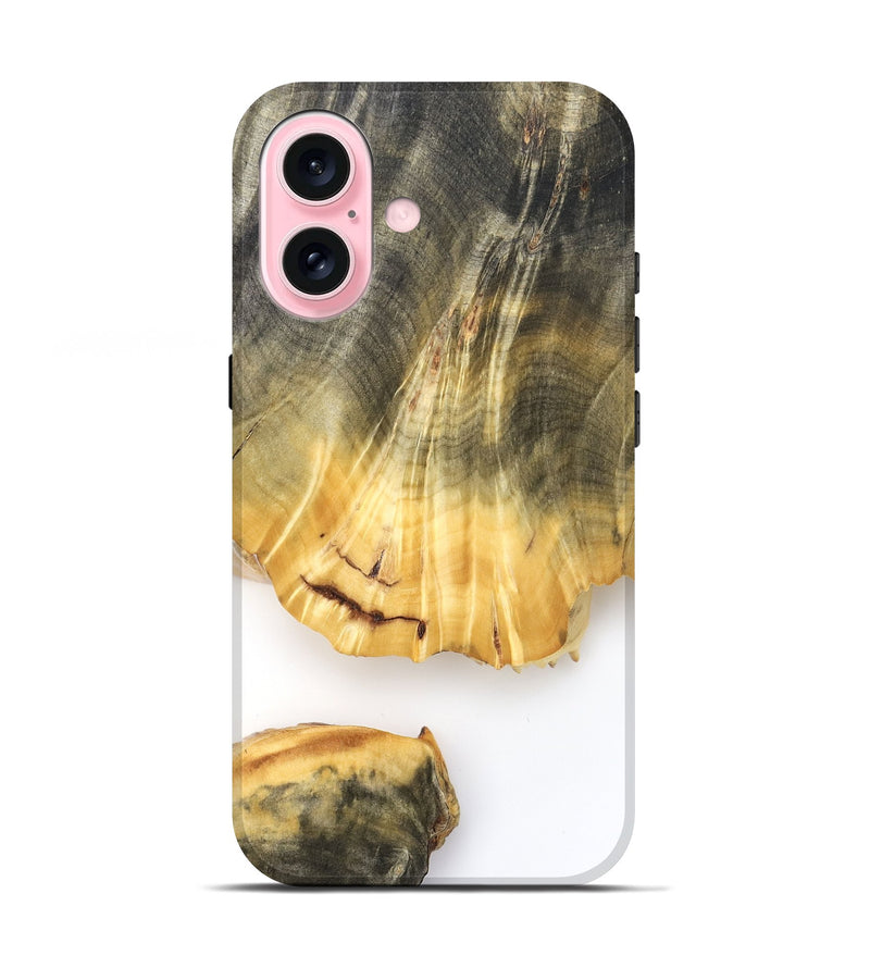 iPhone 17 Wood Live Edge Phone Case - Shad (Clear, 825613)