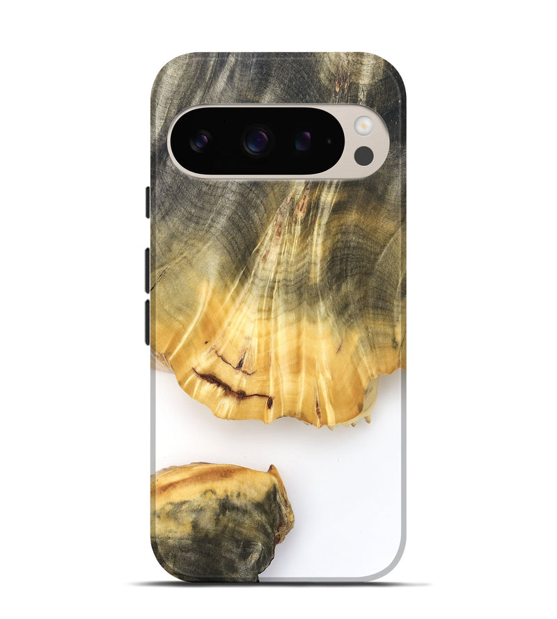 Pixel 9 Wood Live Edge Phone Case - Shad (Clear, 825613)