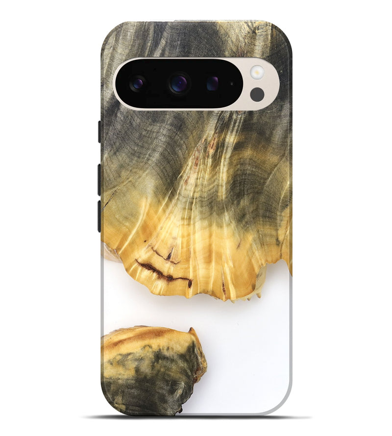 Pixel 9 Pro XL Wood Live Edge Phone Case - Shad (Clear, 825613)