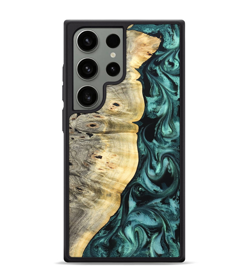 Galaxy S24 Ultra Wood Phone Case - Bradley (Green, 825669)