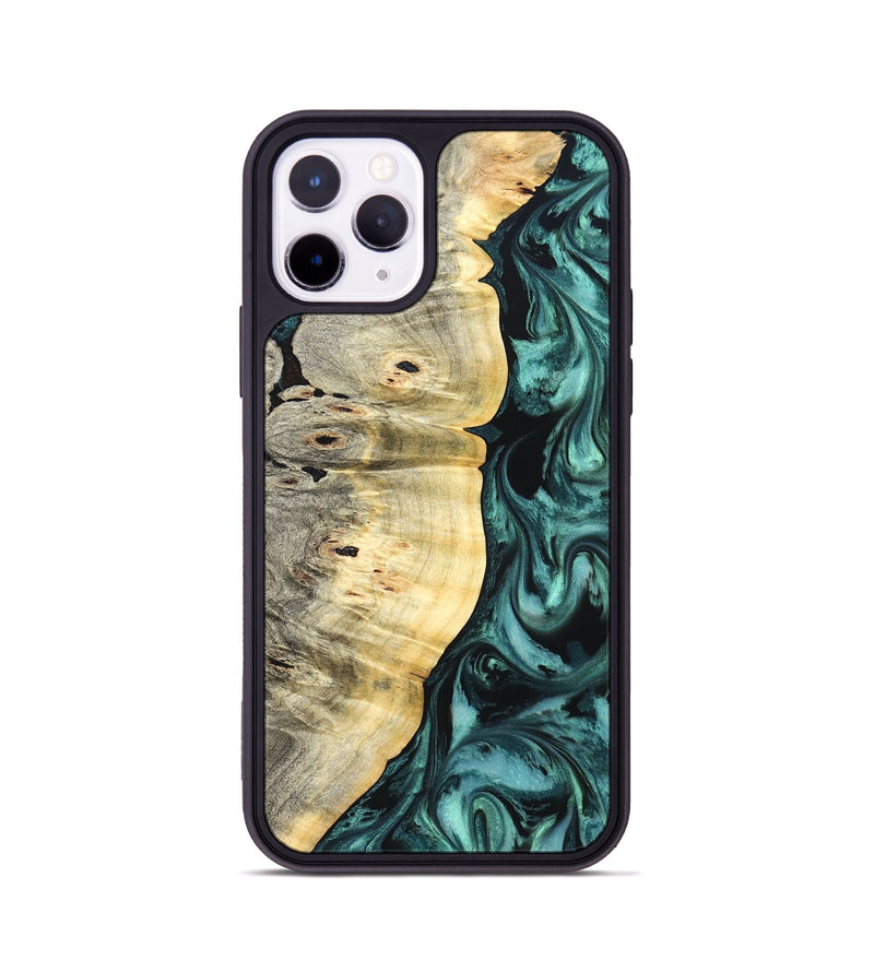 iPhone 11 Pro Wood Phone Case - Bradley (Green, 825669)