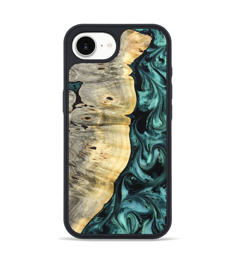iPhone 16e Wood Phone Case - Bradley (Green, 825669)