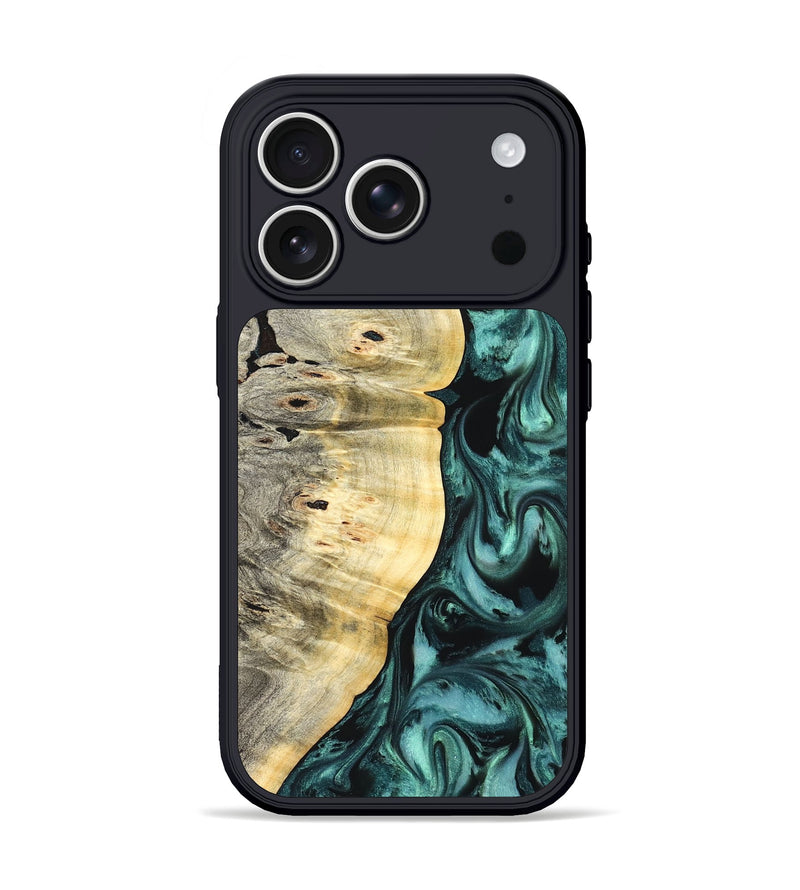iPhone 17 Pro Wood Phone Case - Bradley (Green, 825669)