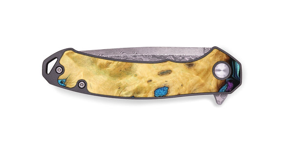 EDC Wood Pocket Knife - Bell (Purple, 825681)