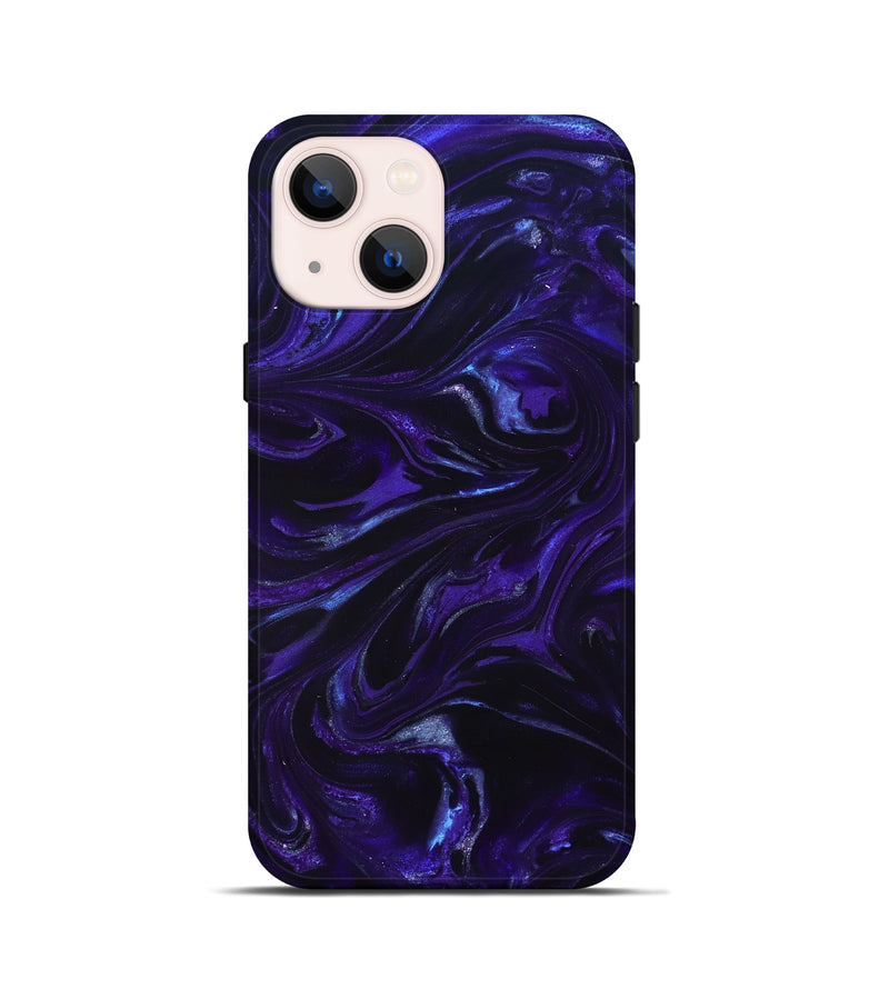 iPhone 13 mini ResinArt Live Edge Phone Case - Kaye (Purple, 825692)