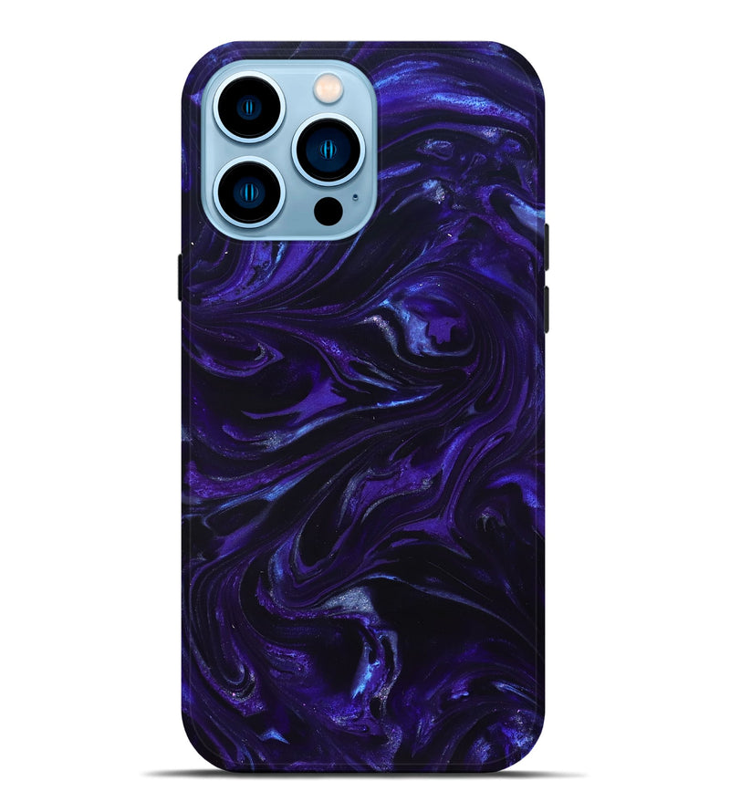 iPhone 14 Pro Max ResinArt Live Edge Phone Case - Kaye (Purple, 825692)
