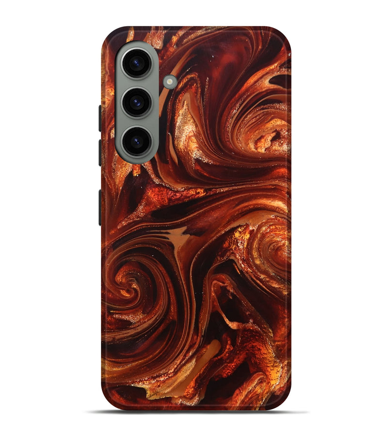 Galaxy S24 Plus ResinArt Live Edge Phone Case - Asia (Red, 825695)