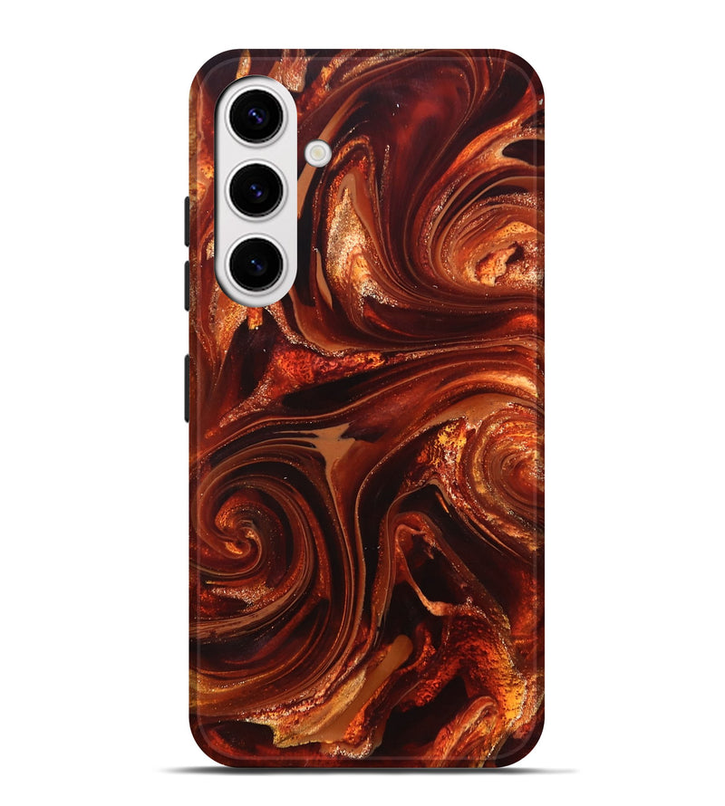 Galaxy S25 Plus ResinArt Live Edge Phone Case - Asia (Red, 825695)