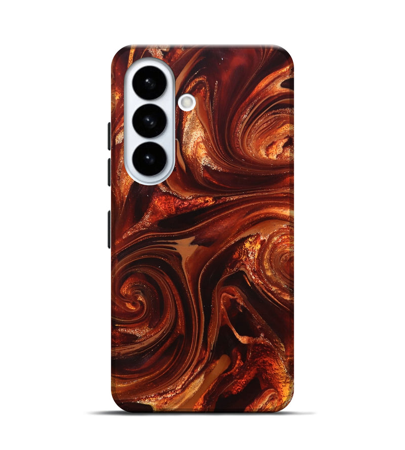 Galaxy S26 ResinArt Live Edge Phone Case - Asia (Red, 825695)