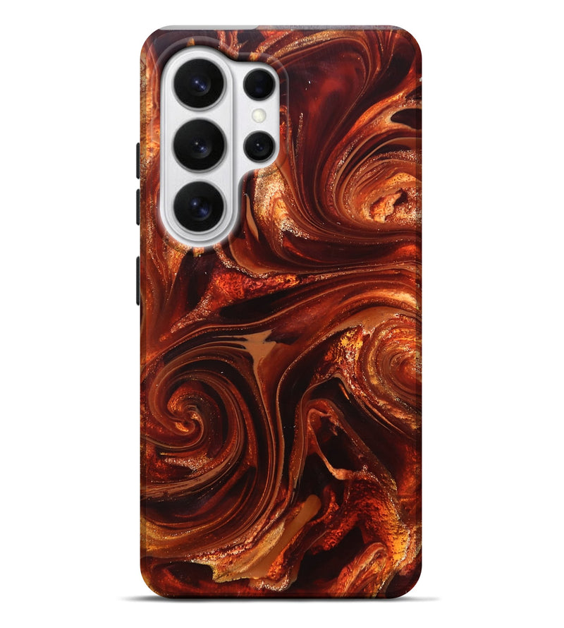 Galaxy S26 Ultra ResinArt Live Edge Phone Case - Asia (Red, 825695)