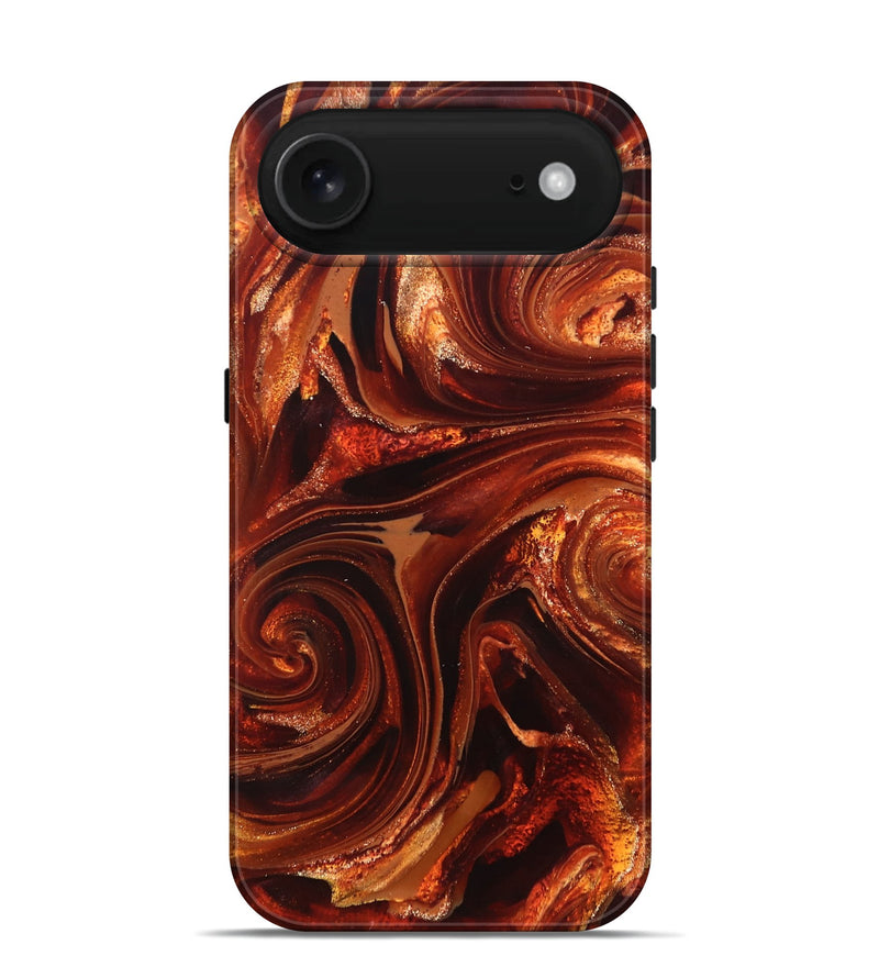 iPhone 17 Air ResinArt Live Edge Phone Case - Asia (Red, 825695)
