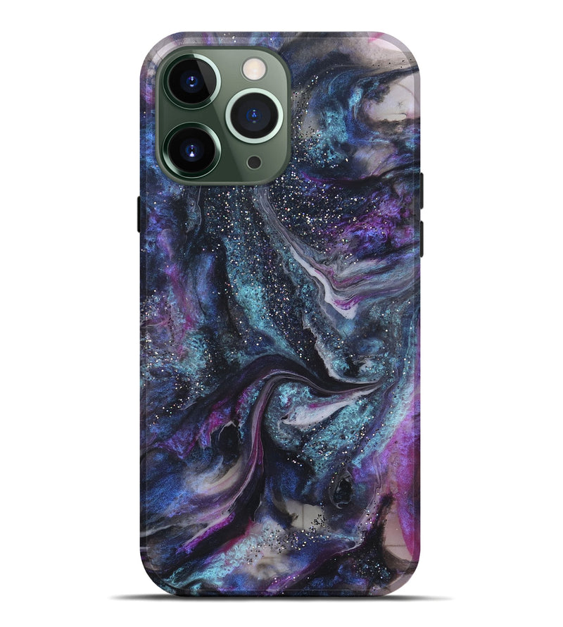 iPhone 13 Pro Max ResinArt Live Edge Phone Case - Zaylee (Cosmos, 825698)