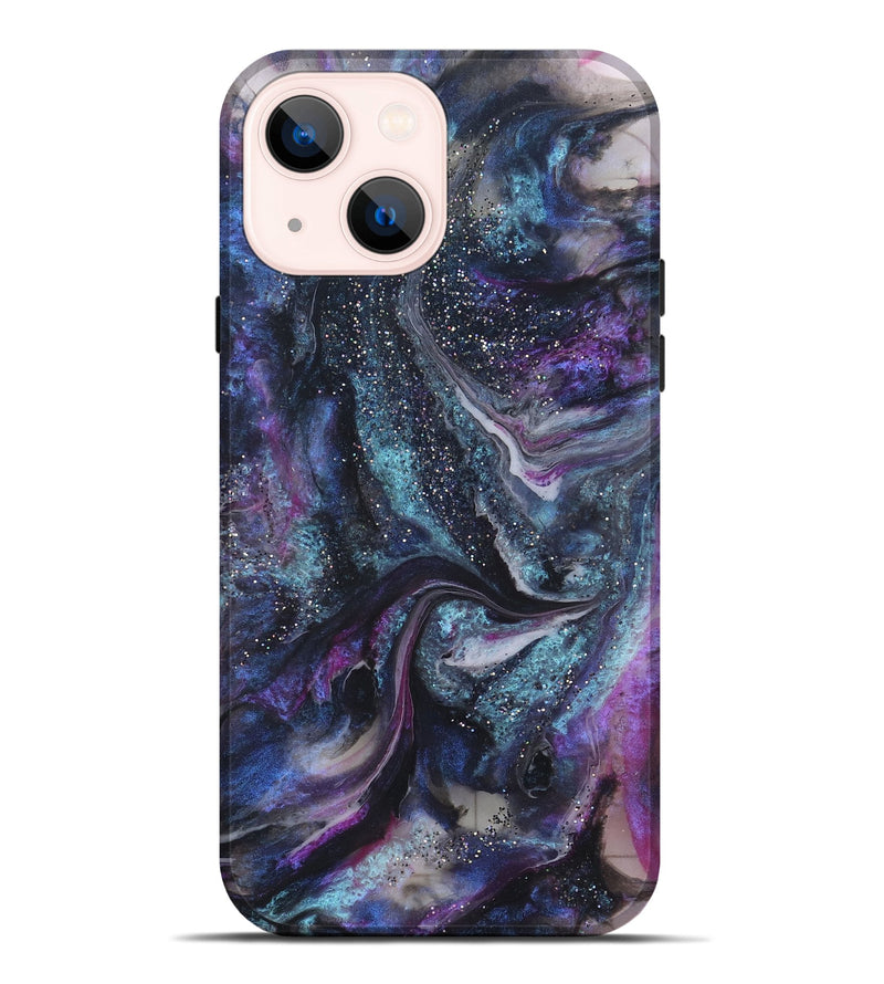 iPhone 14 Plus ResinArt Live Edge Phone Case - Zaylee (Cosmos, 825698)