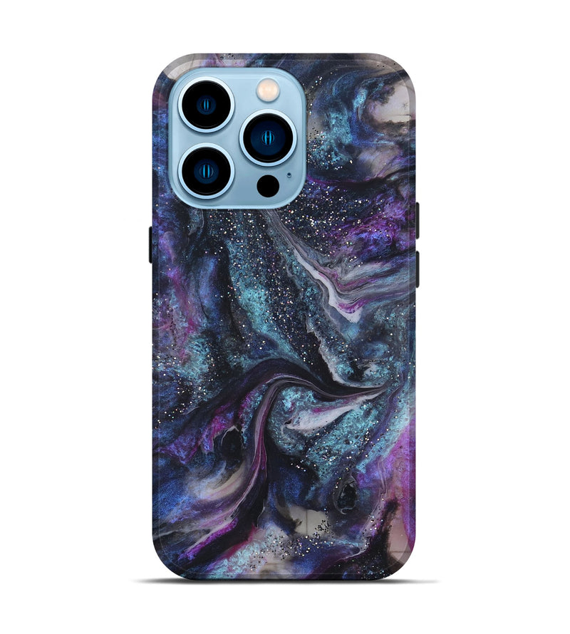 iPhone 14 Pro ResinArt Live Edge Phone Case - Zaylee (Cosmos, 825698)