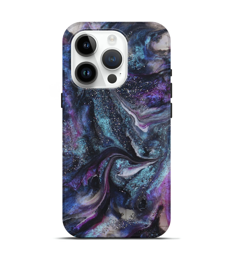 iPhone 15 Pro ResinArt Live Edge Phone Case - Zaylee (Cosmos, 825698)