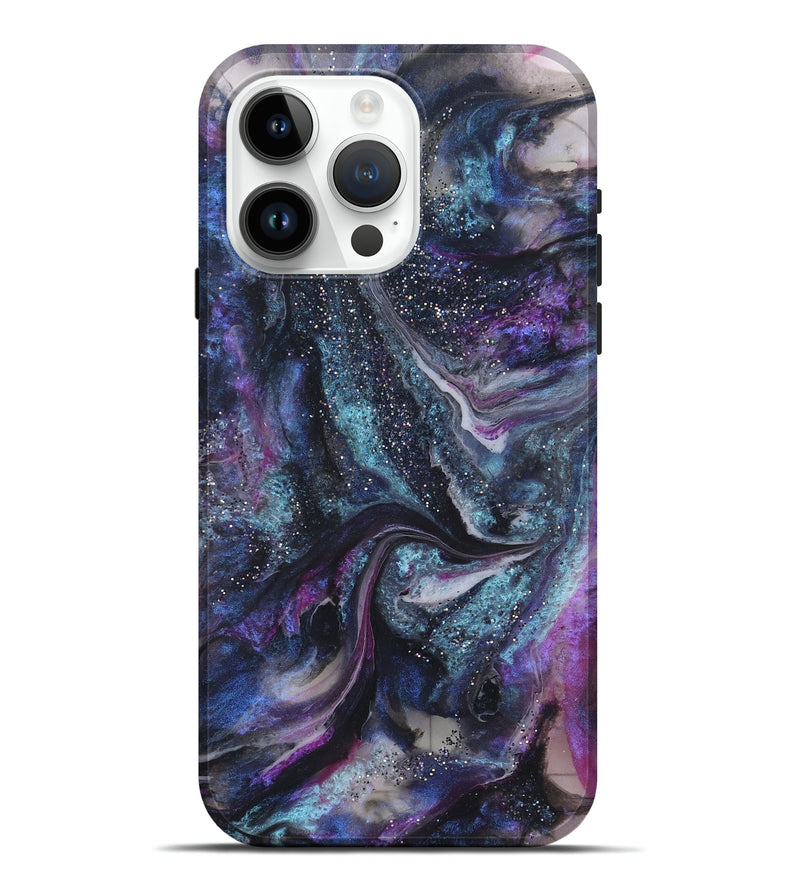iPhone 15 Pro Max ResinArt Live Edge Phone Case - Zaylee (Cosmos, 825698)