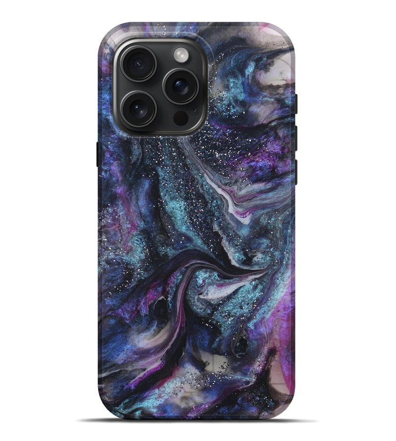 iPhone 16 Pro Max ResinArt Live Edge Phone Case - Zaylee (Cosmos, 825698)