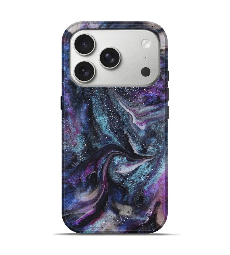 iPhone 17 Pro ResinArt Live Edge Phone Case - Zaylee (Cosmos, 825698)