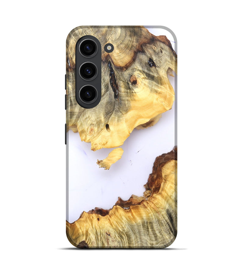 Galaxy S23 Wood Live Edge Phone Case - Alexys (Clear, 825703)