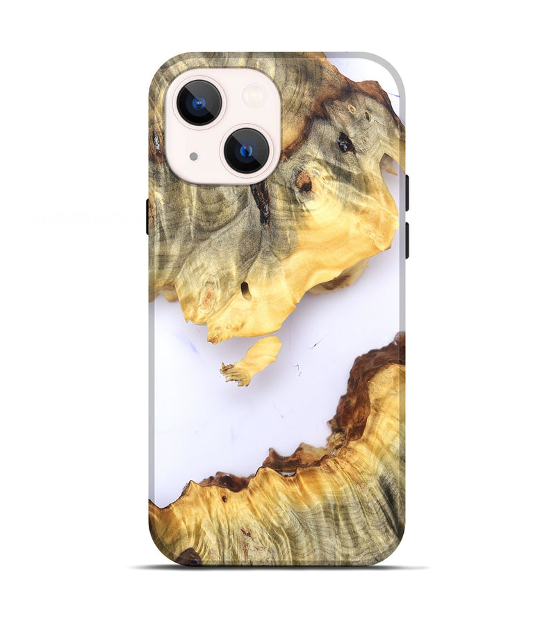 iPhone 13 Wood Live Edge Phone Case - Alexys (Clear, 825703)