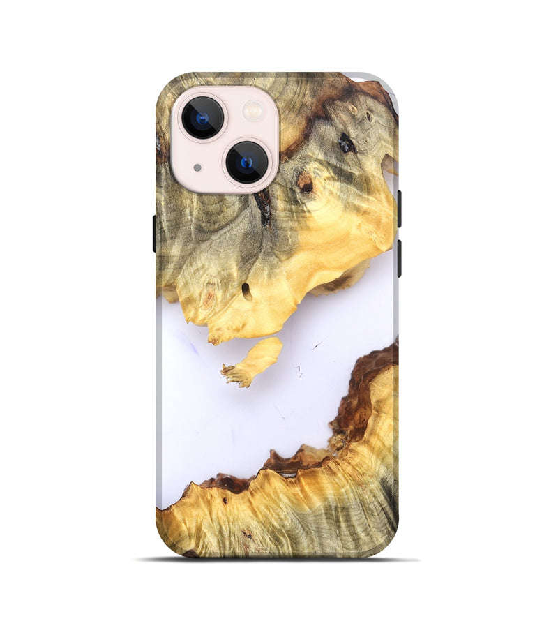iPhone 13 mini Wood Live Edge Phone Case - Alexys (Clear, 825703)