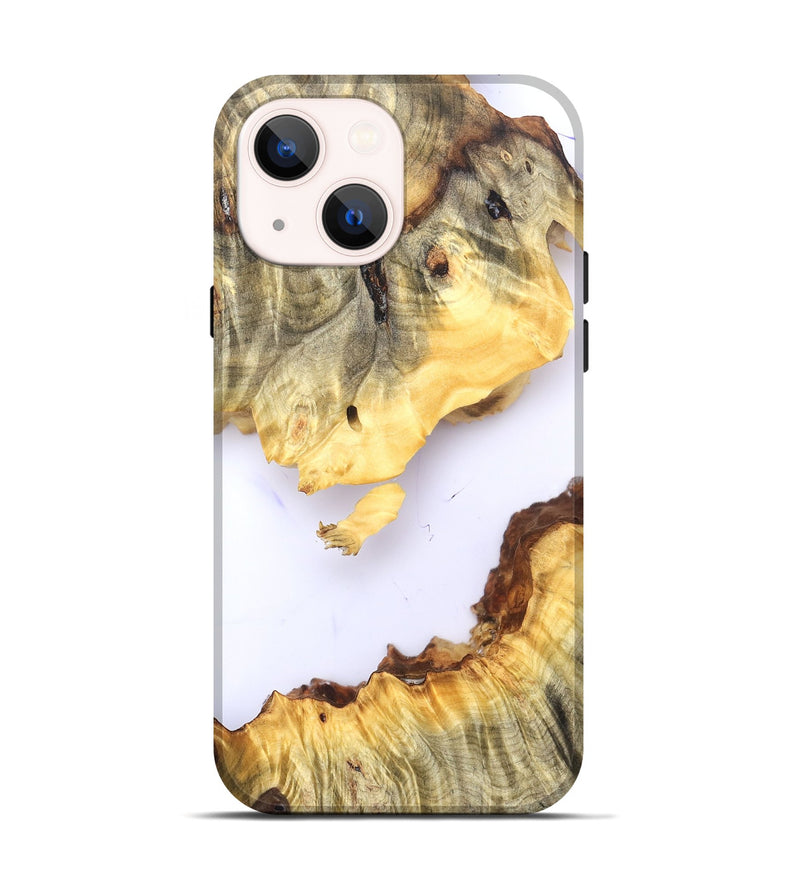 iPhone 14 Wood Live Edge Phone Case - Alexys (Clear, 825703)