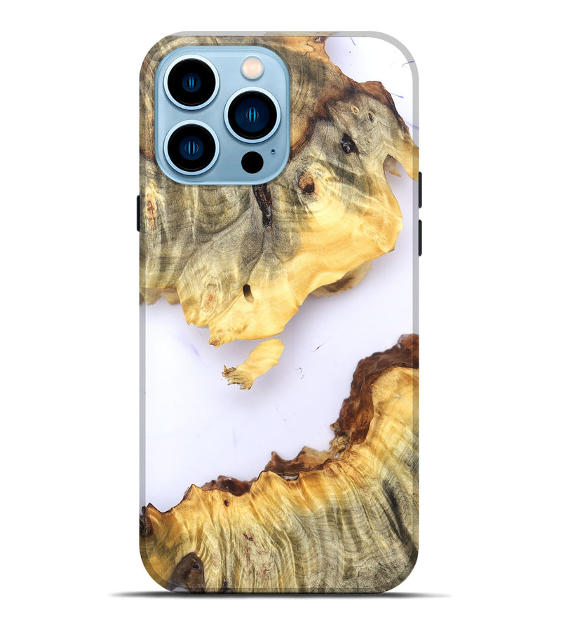 iPhone 14 Pro Max Wood Live Edge Phone Case - Alexys (Clear, 825703)