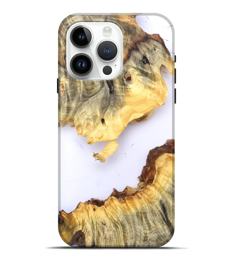 iPhone 15 Pro Max Wood Live Edge Phone Case - Alexys (Clear, 825703)