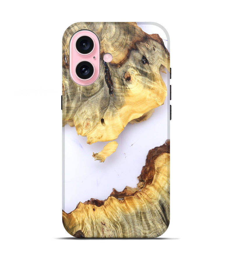 iPhone 17 Wood Live Edge Phone Case - Alexys (Clear, 825703)