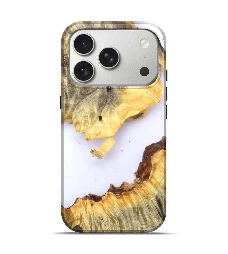 iPhone 17 Pro Wood Live Edge Phone Case - Alexys (Clear, 825703)