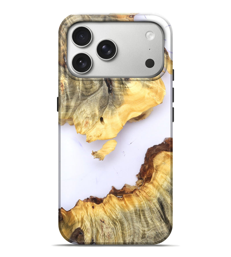 iPhone 17 Pro Max Wood Live Edge Phone Case - Alexys (Clear, 825703)