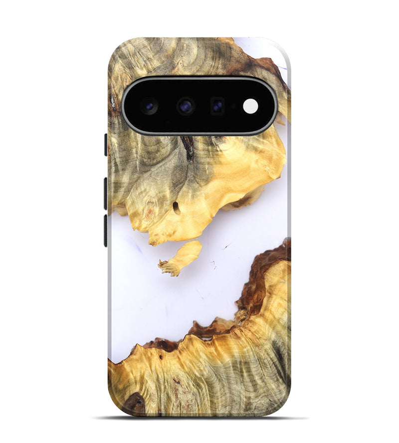 Pixel 11 Wood Live Edge Phone Case - Alexys (Clear, 825703)