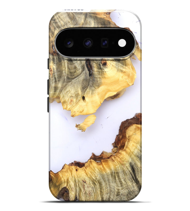 Pixel 11 Pro XL Wood Live Edge Phone Case - Alexys (Clear, 825703)