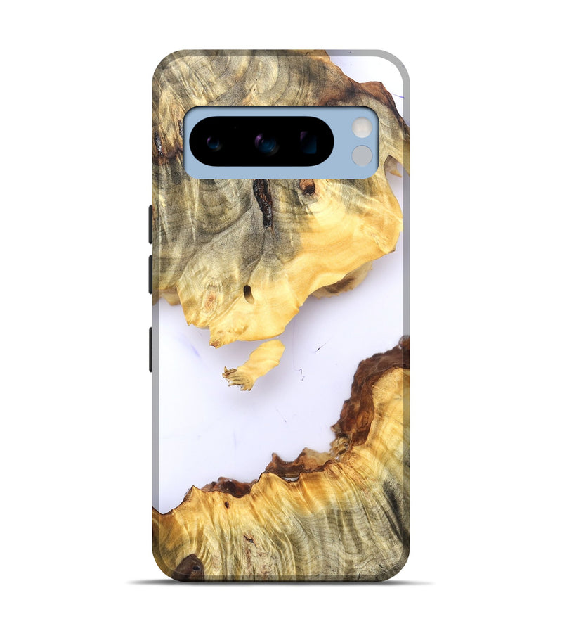 Pixel 8 Pro Wood Live Edge Phone Case - Alexys (Clear, 825703)