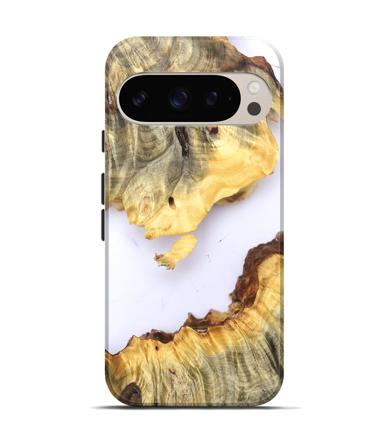 Pixel 9 Wood Live Edge Phone Case - Alexys (Clear, 825703)