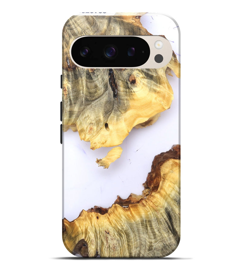 Pixel 9 Pro XL Wood Live Edge Phone Case - Alexys (Clear, 825703)