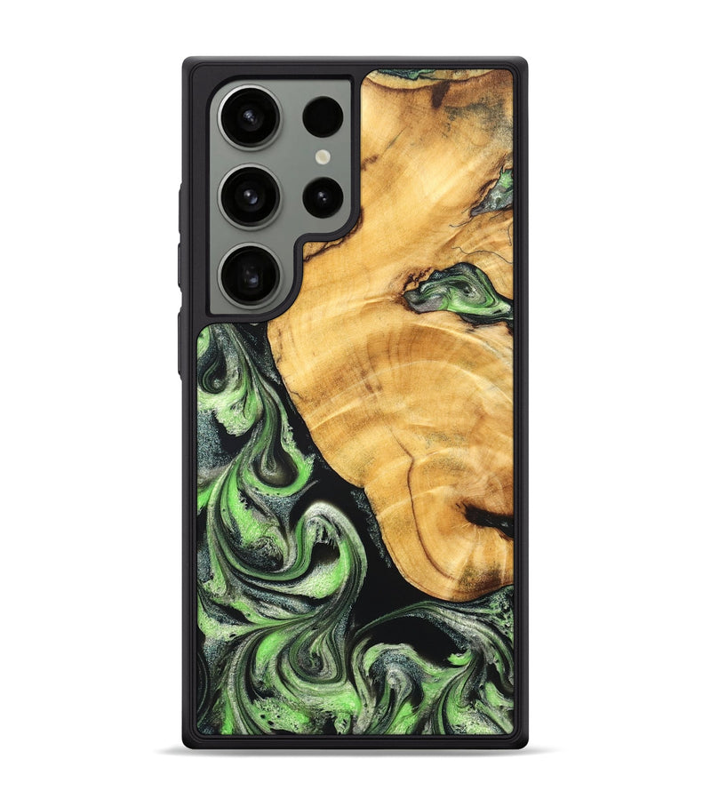 Galaxy S24 Ultra Wood Phone Case - Jaylynn (Green, 825717)