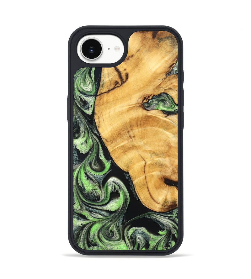 iPhone 16e Wood Phone Case - Jaylynn (Green, 825717)